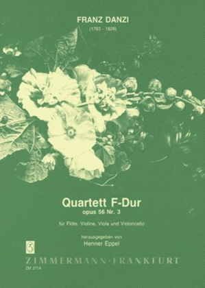 Quartet F major Op. 56/3