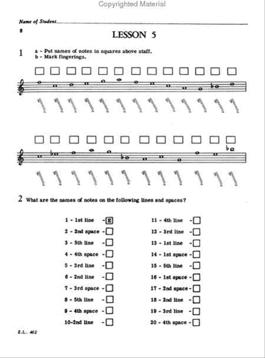 Note Spellers Concert Band Methods scores gallery preview page 3