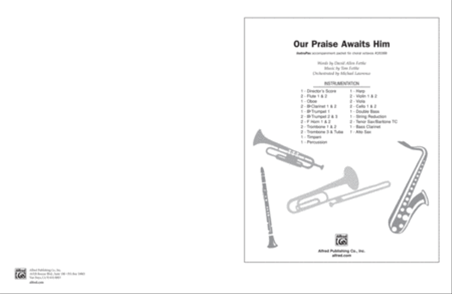 Our Praise Awaits Him Choir scores gallery preview page 1