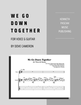 Book cover for We Go Down Together