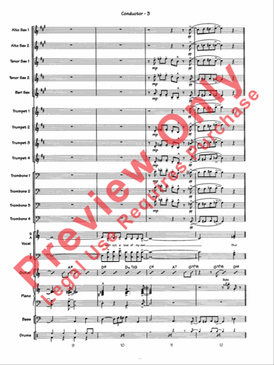 Blue Moon Jazz Ensemble scores gallery preview page 6