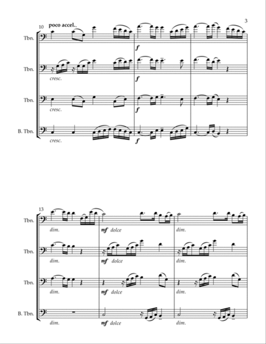 Why We Fall Why We Fall Brass Quartet scores gallery preview page 3