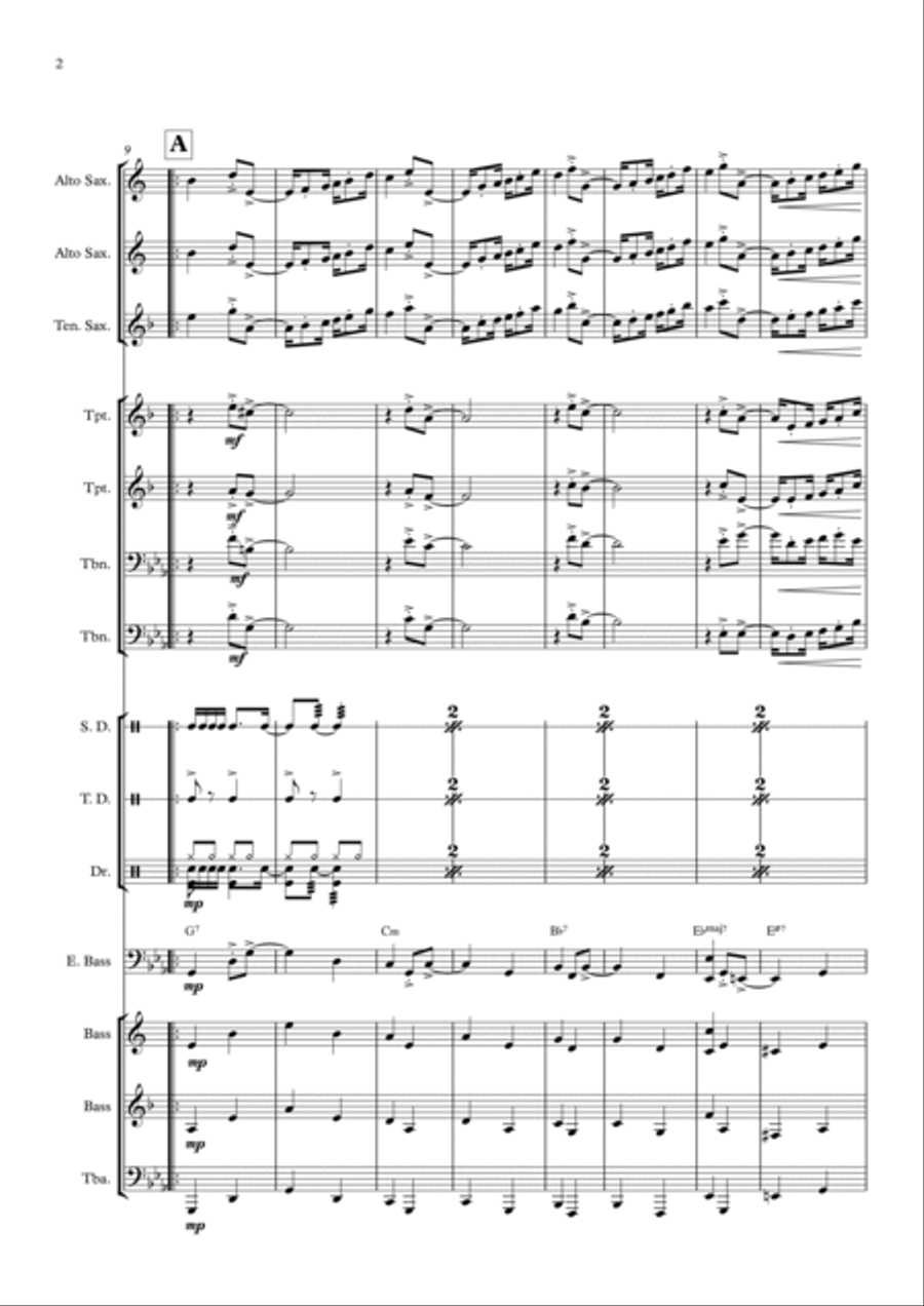 Zé Lacraia Concert Band scores gallery preview page 3