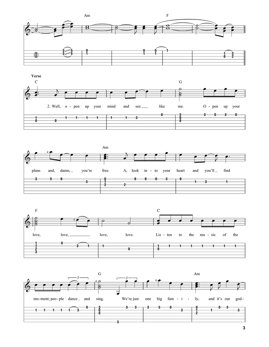 I'm Yours Acoustic Guitar scores gallery preview page 3