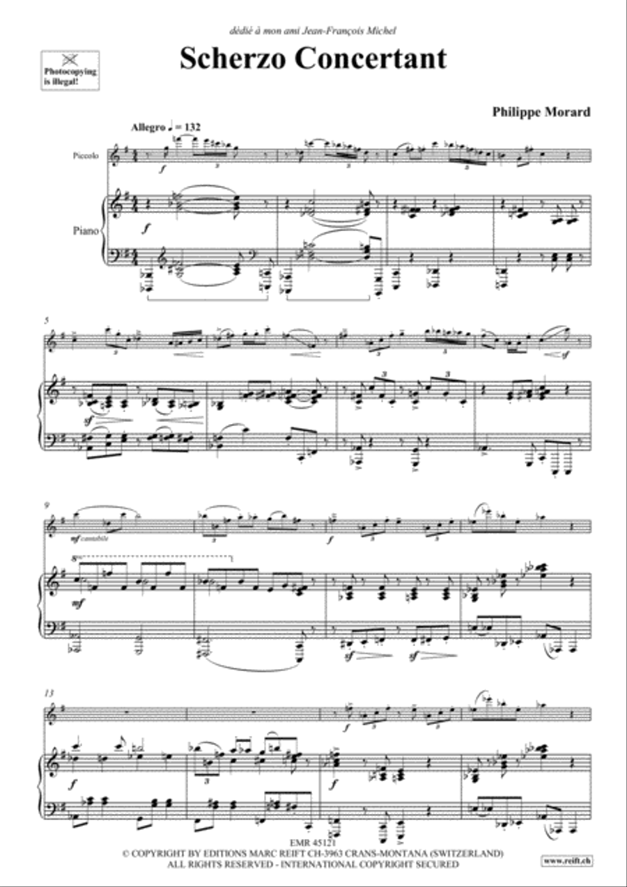Scherzo Concertant Piccolo scores gallery preview page 5