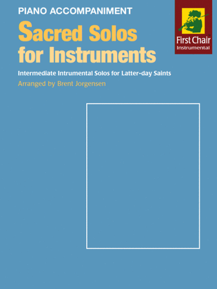 Book cover for Sacred Solos for Instruments - Piano Accompaniment