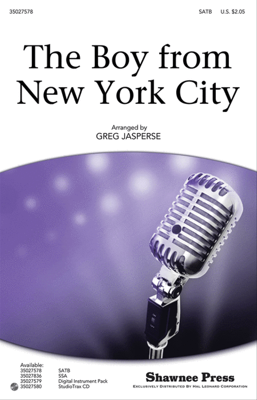 The Boy from New York City 4-Part scores gallery preview page 1