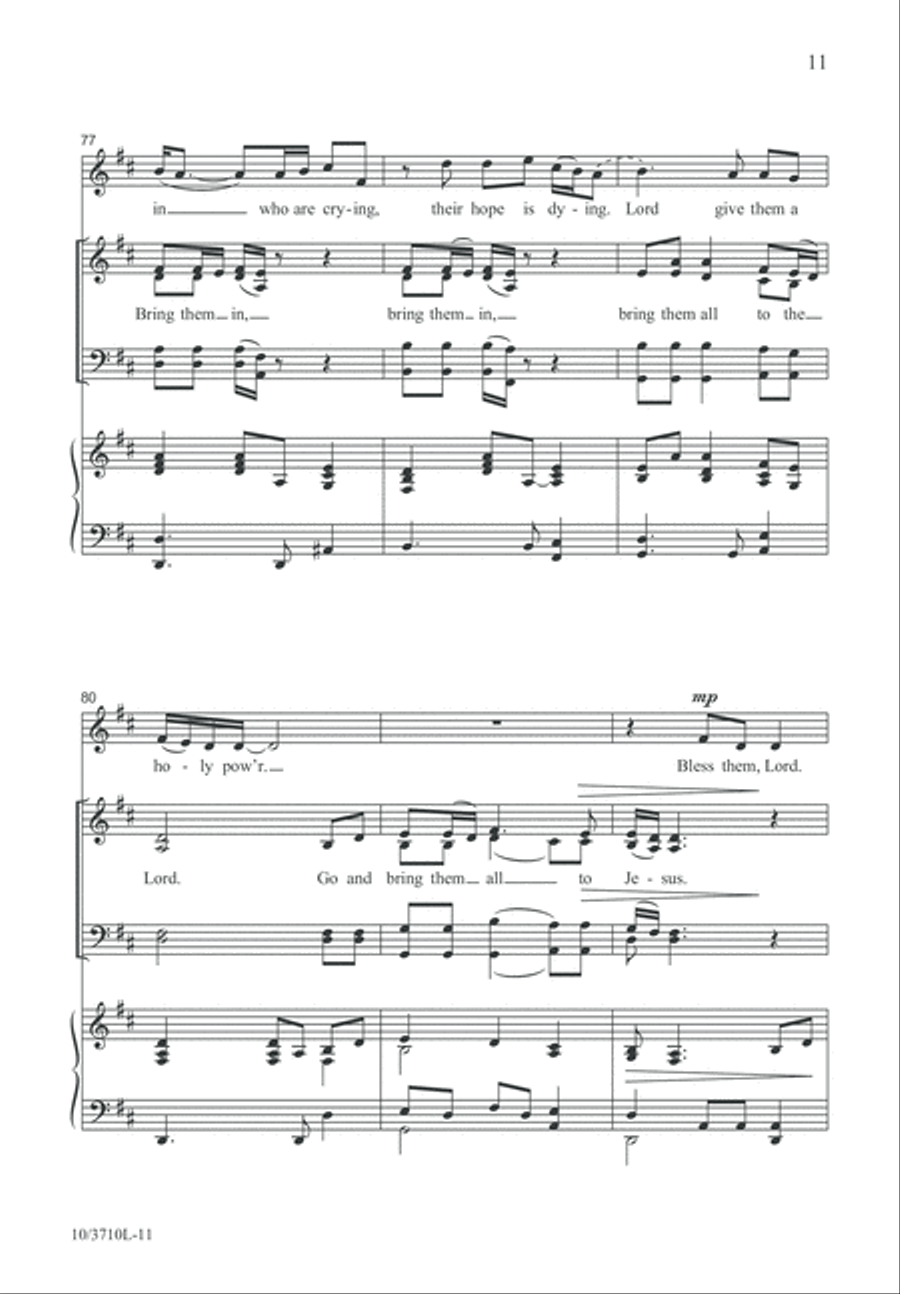 Bring Them In 4-Part scores gallery preview page 12