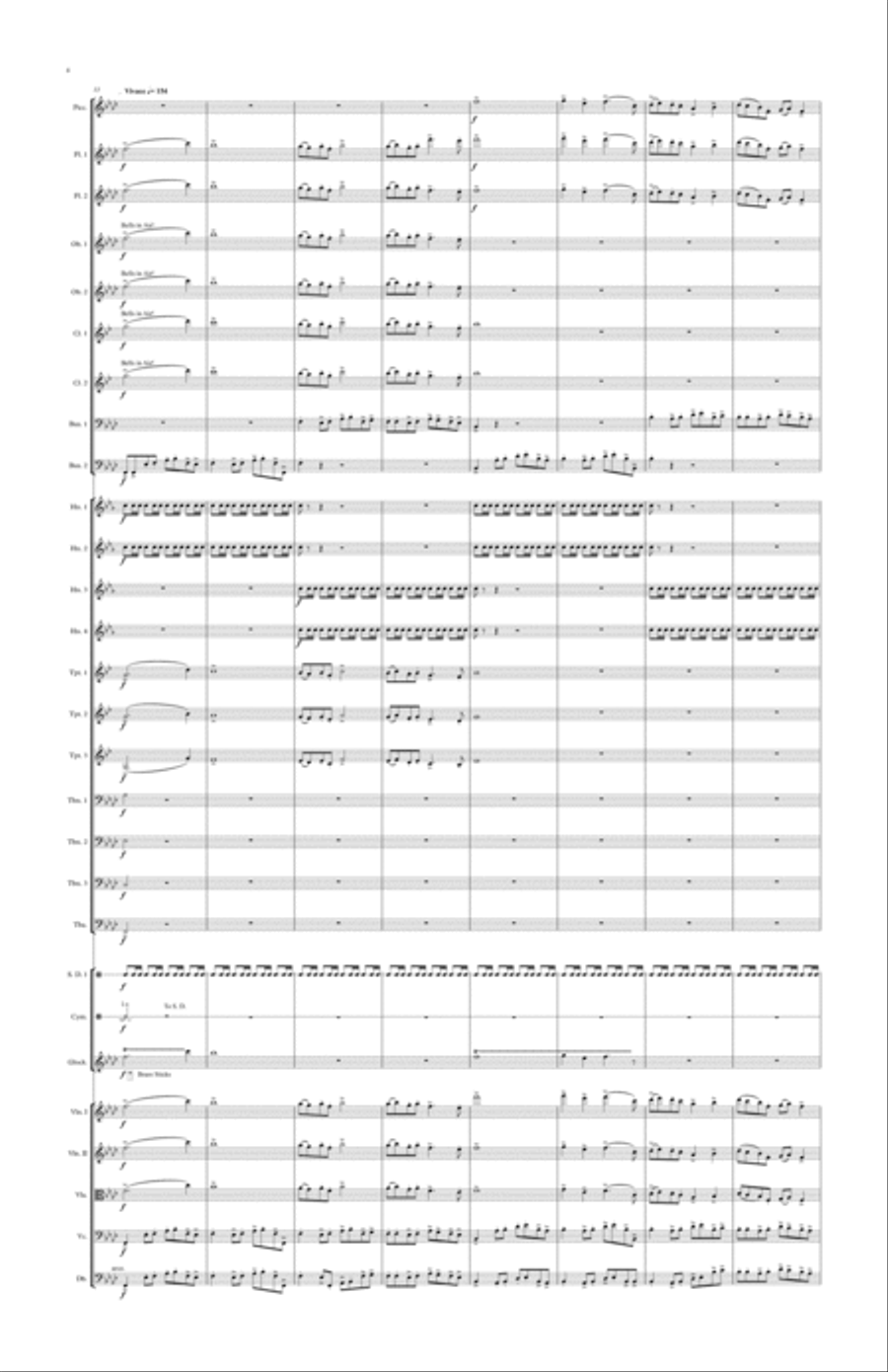 This is the Final Stop Full Orchestra scores gallery preview page 6