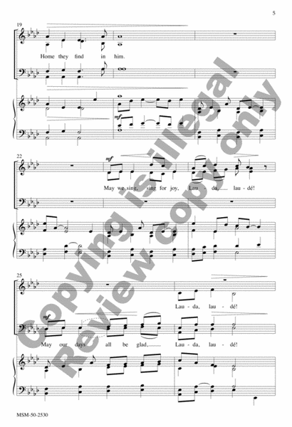 All Who Dwell in the Shadow of the Lord (Choral Score) image number null