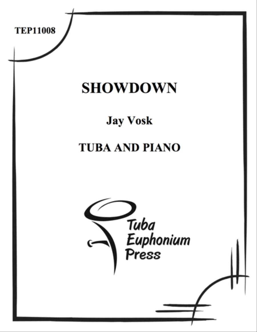 Showdown! Showdown! Tuba scores gallery preview page 1