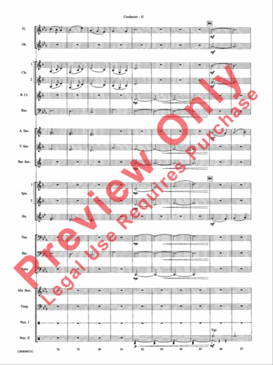 Harry Potter and the Prisoner of Azkaban, Selections from Concert Band scores gallery preview page 15