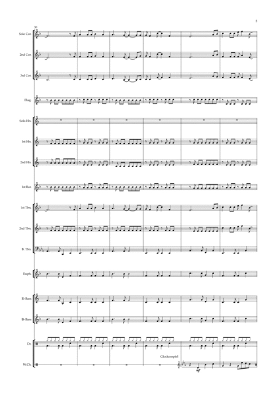 A Winter's Tale A Winter's Tale Marching Band scores gallery preview page 5