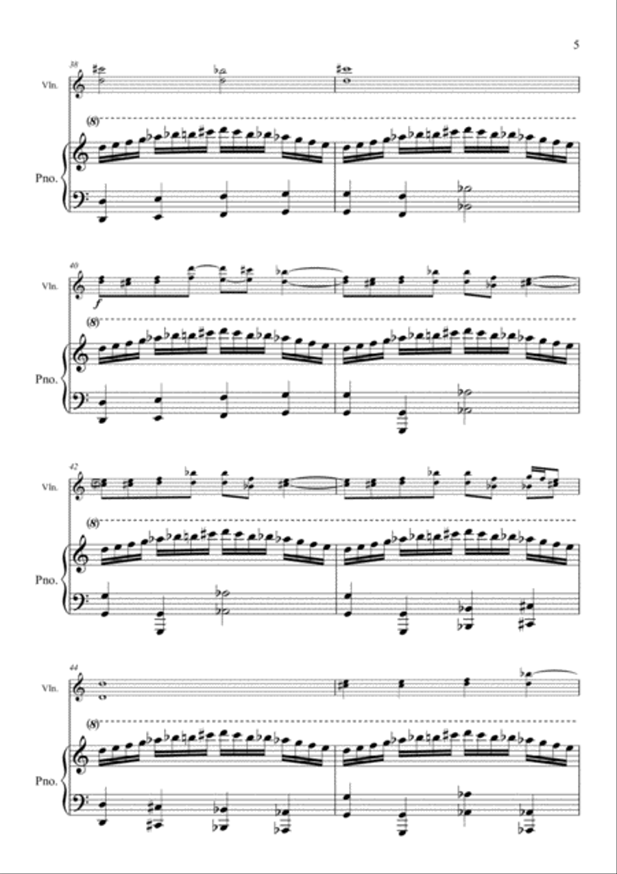 Morning Madness Violin Solo scores gallery preview page 5