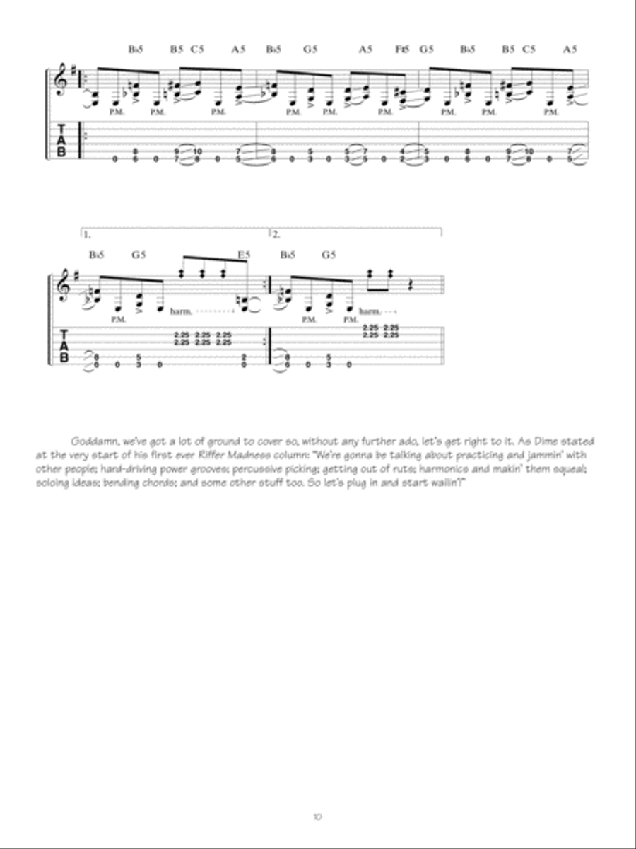 Guitar World Presents - Dimebag Darrell's Riffer Madness (CD Included) Electric Guitar scores gallery preview page 6