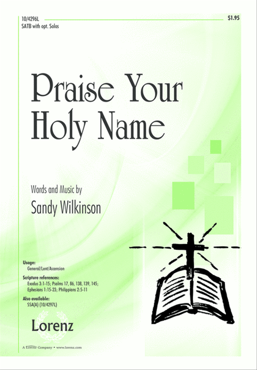 Praise Your Holy Name Praise Your Holy Name 4-Part scores gallery preview page 1
