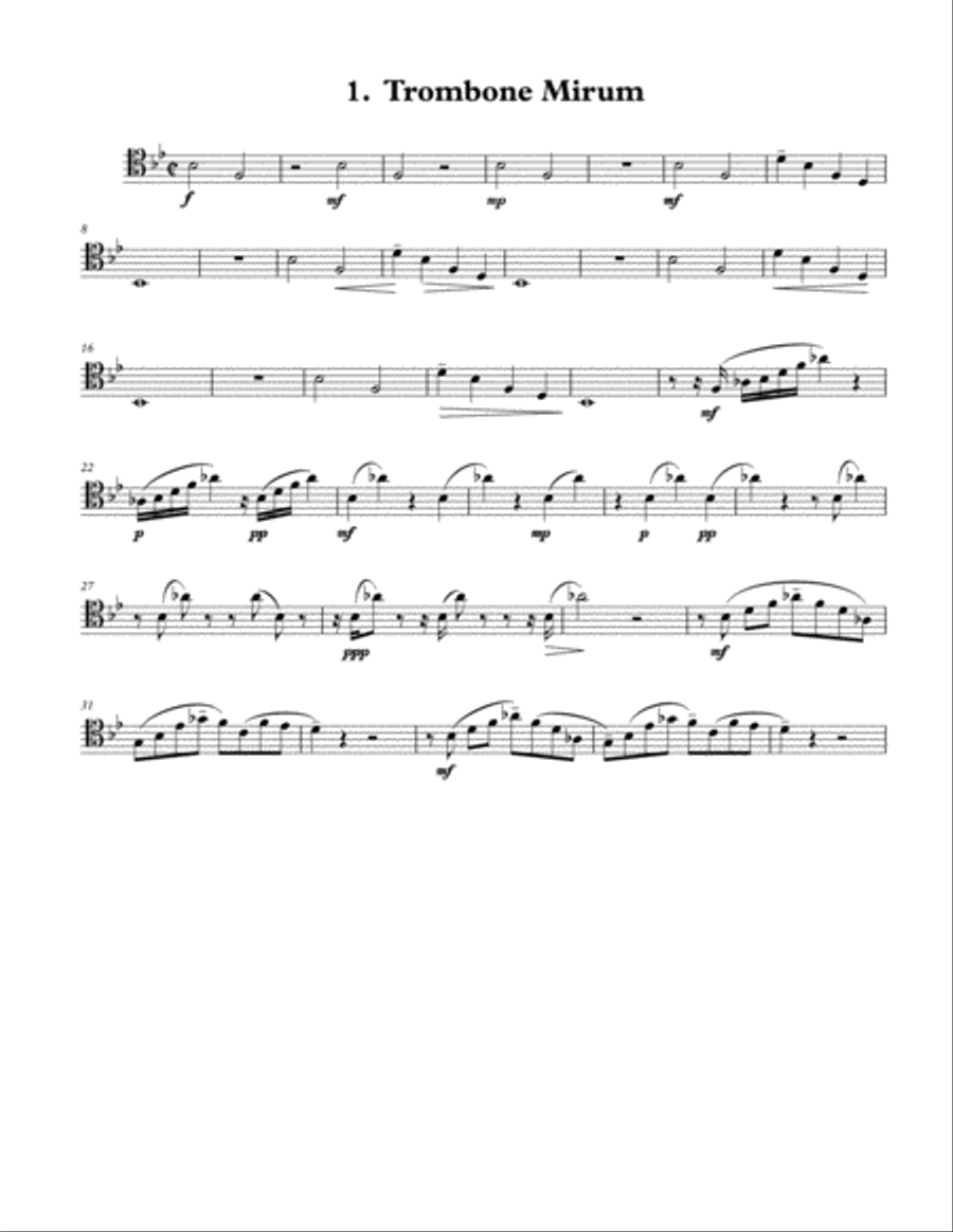 11 Orchestral Etudes for Tenor Trombone Score scores gallery preview page 3