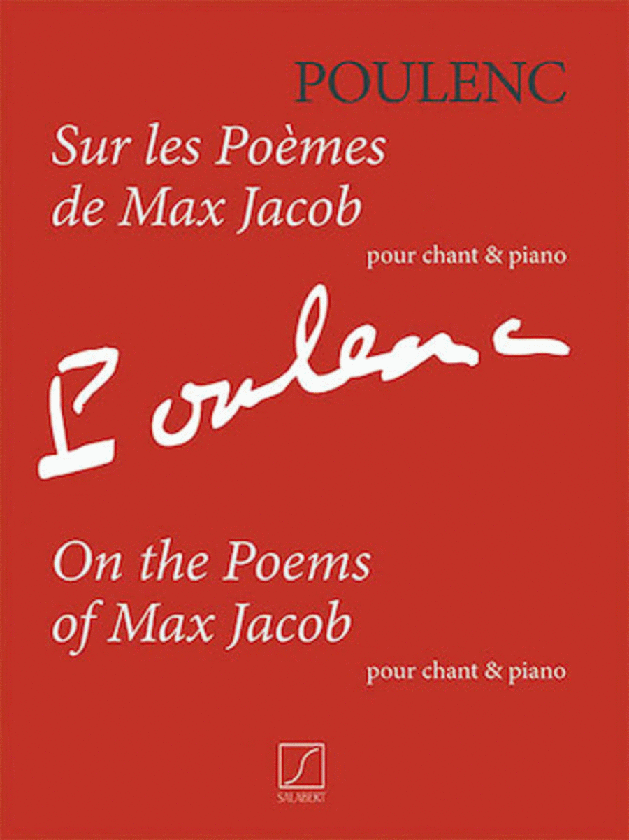 On the Poems of Max Jacob Voice scores gallery preview page 1