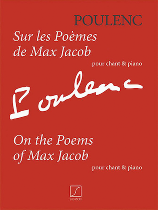 Book cover for On the Poems of Max Jacob