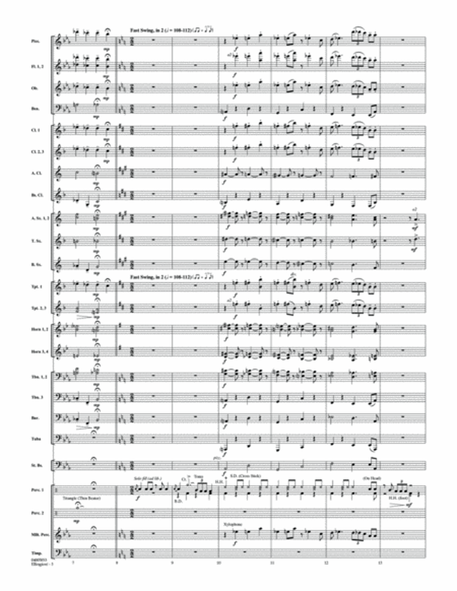 Ellington! (arr. Stephen Bulla) - Conductor Score (Full Score)