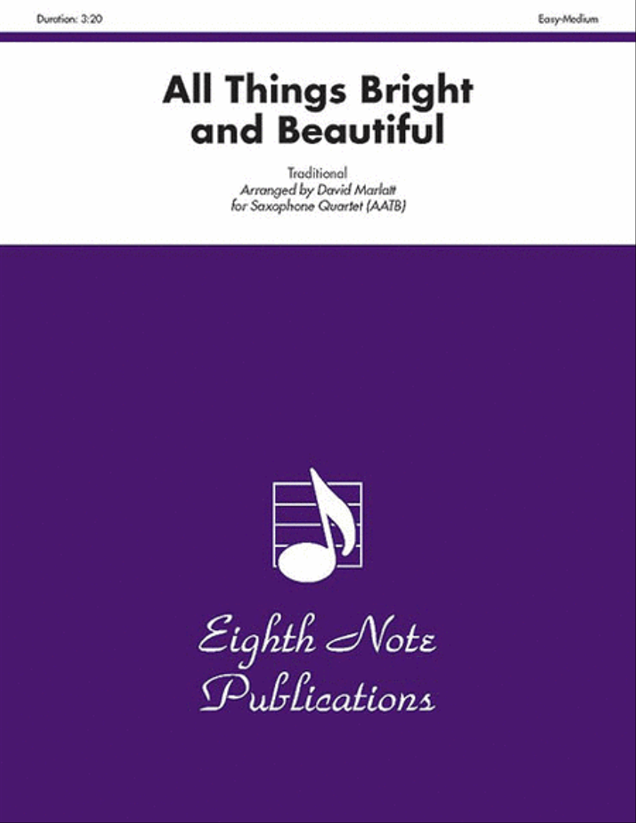 All Things Bright and Beautiful Small Ensemble scores gallery preview page 1