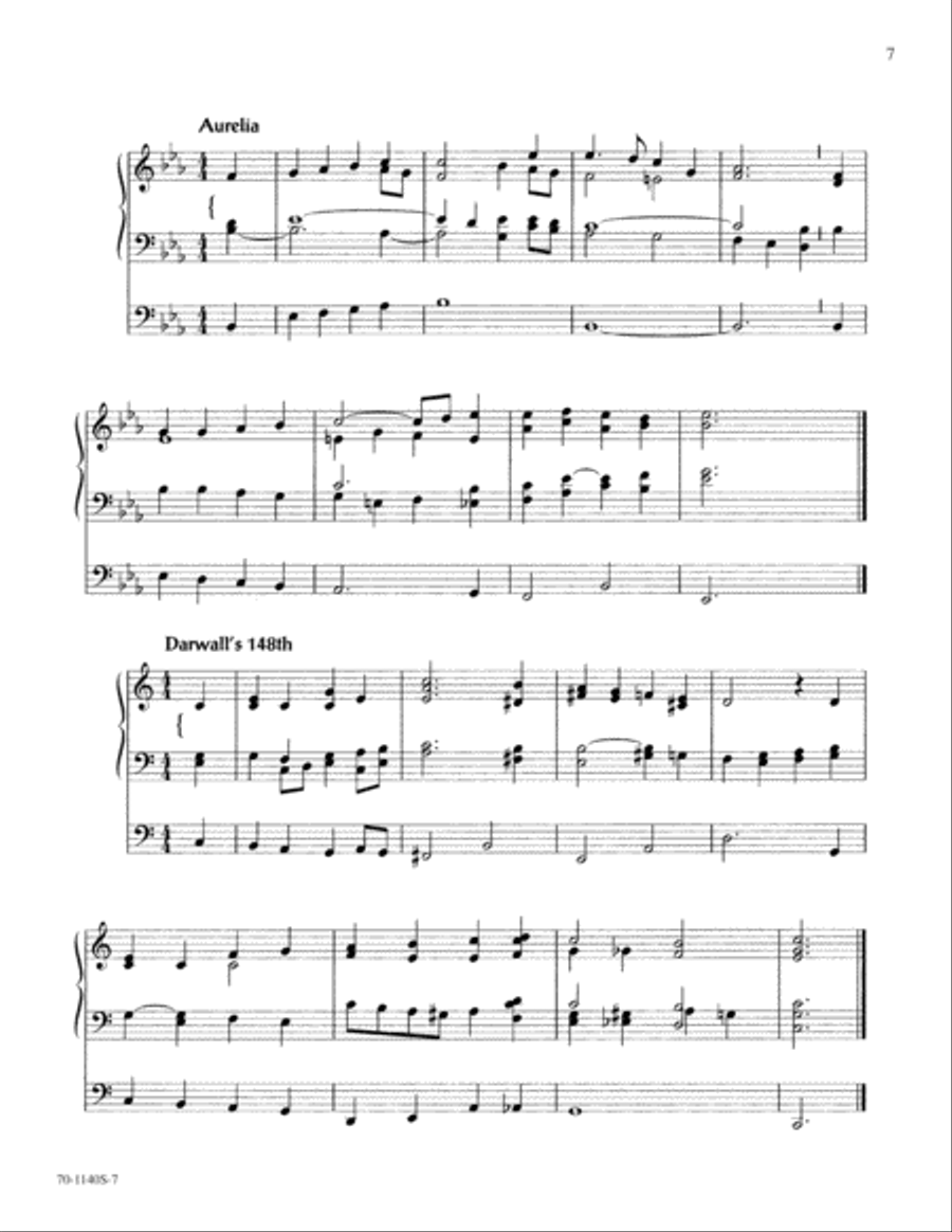 Festive Hymn Introductions for Organ Organ Solo scores gallery preview page 6