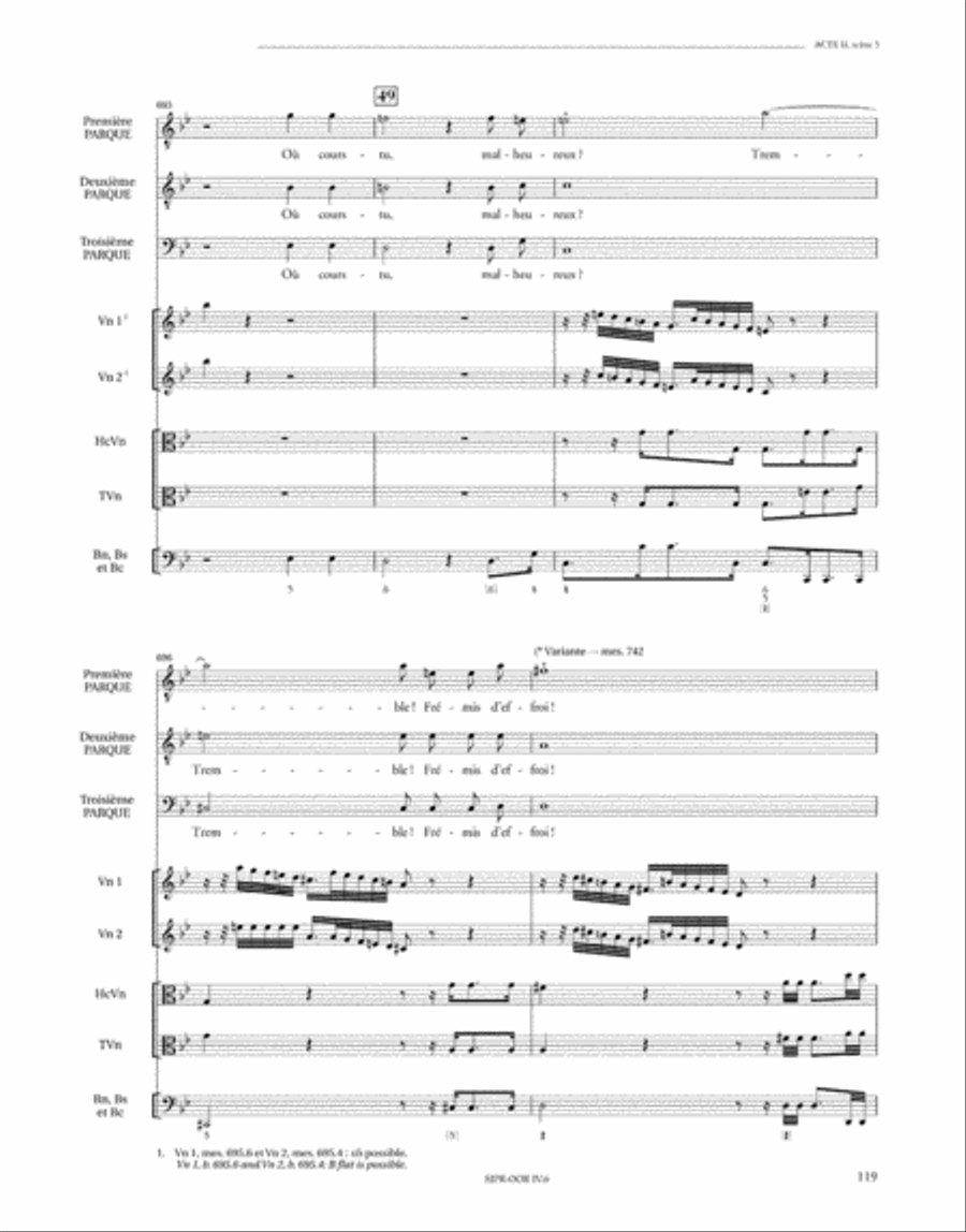 Hippolyte et Aricie RCT 43 Choir scores gallery preview page 2
