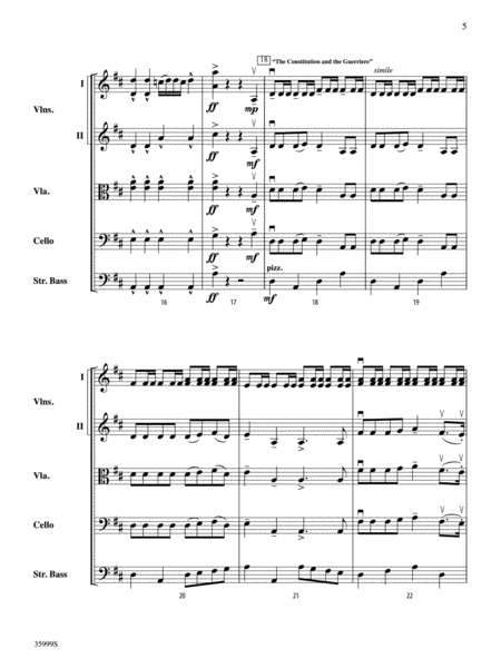 1812 -- A Fiddler's Overture: Score