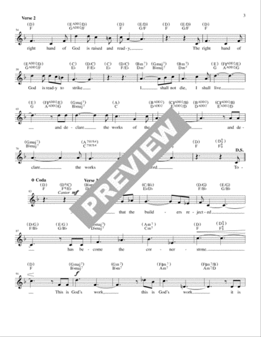 Psalm 118: Today - Guitar edition Guitar scores gallery preview page 3