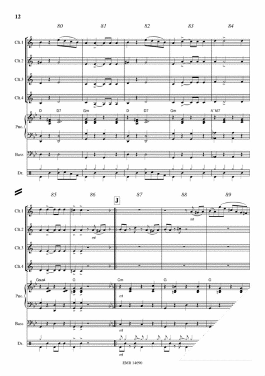 Tico Tico Clarinet scores gallery preview page 12