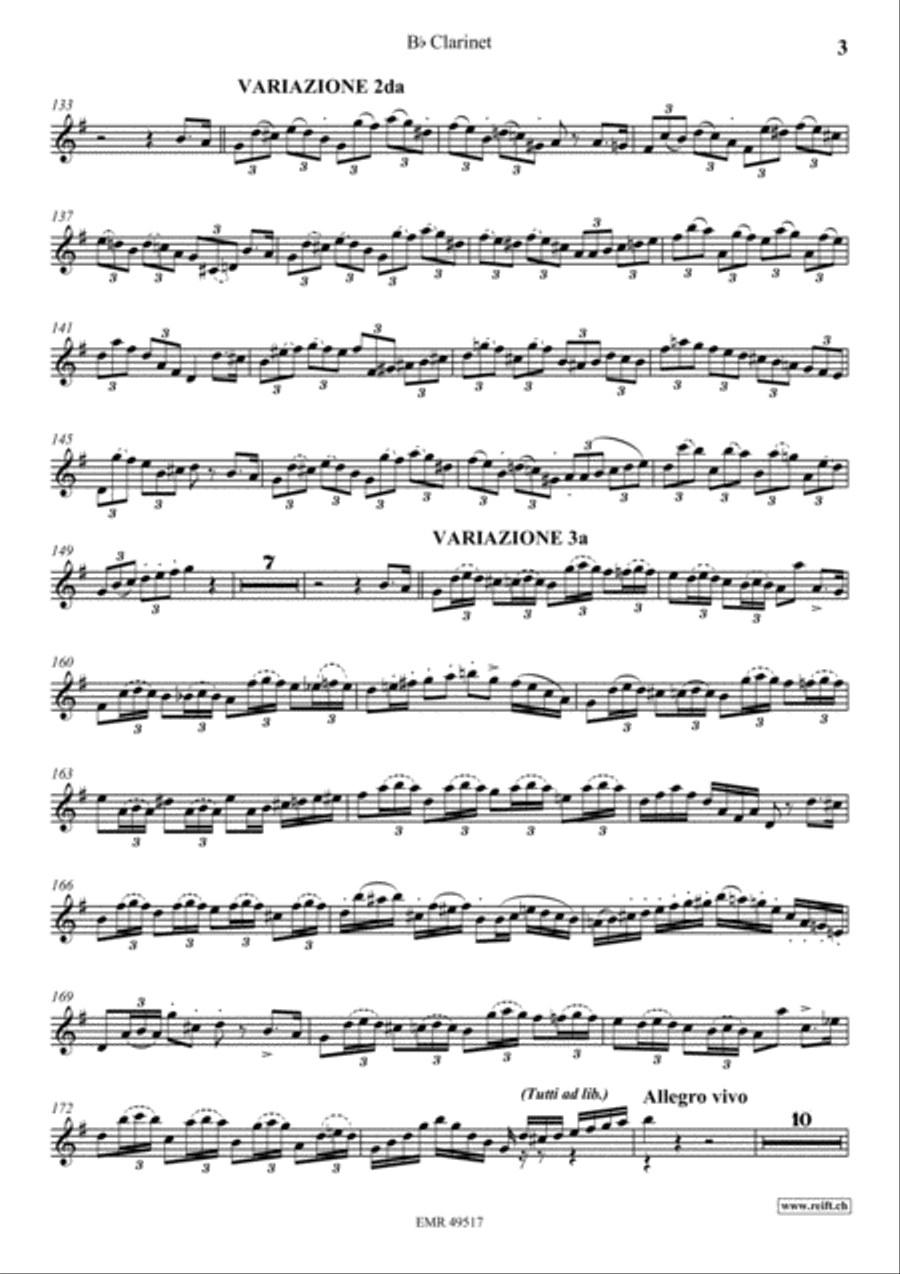 Concerto No. 2 Clarinet Solo scores gallery preview page 4