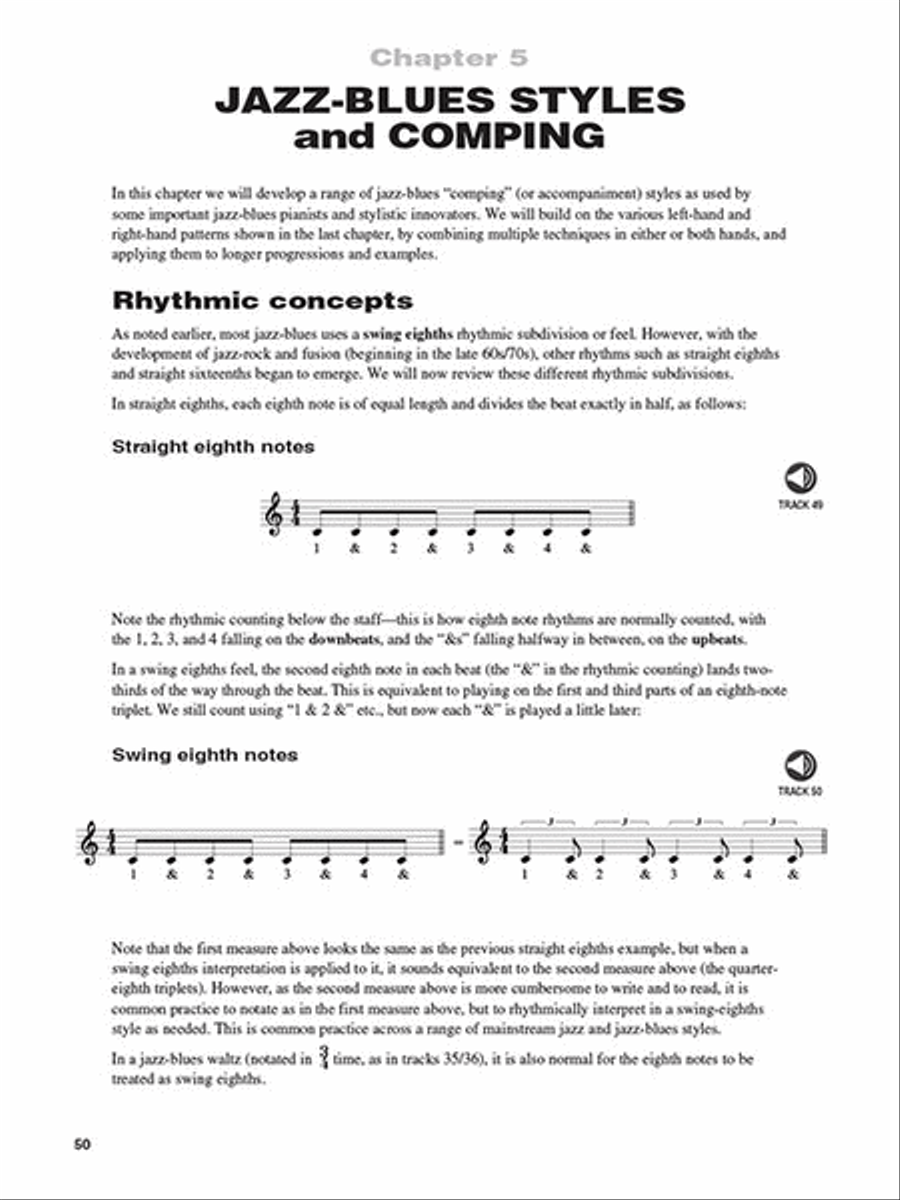 Jazz-Blues Piano Piano Method scores gallery preview page 5