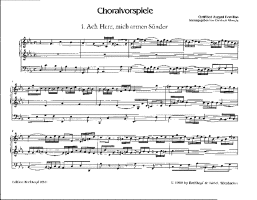 Chorale Preludes Organ scores gallery preview page 2