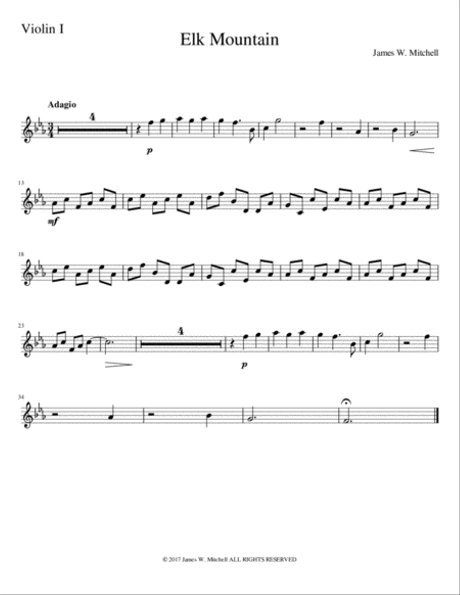 Elk Mountain String Quartet scores gallery preview page 3