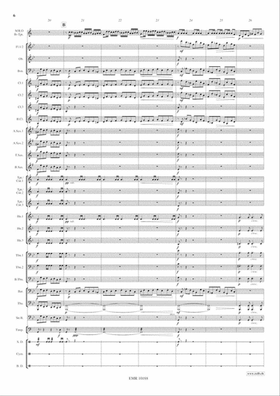 Konzert-Etude Concert Band scores gallery preview page 7