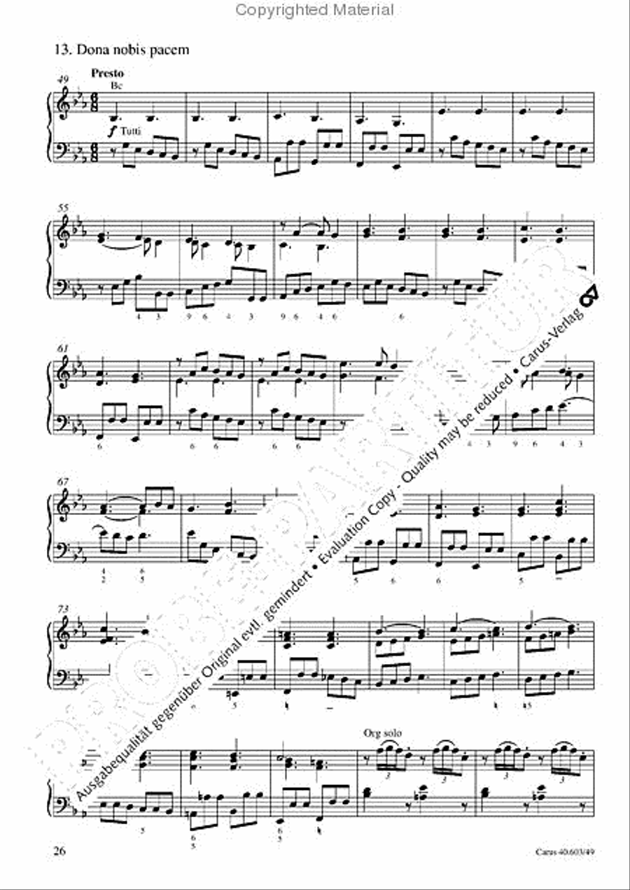 Grosse Orgelsolomesse in Es Voice scores gallery preview page 27