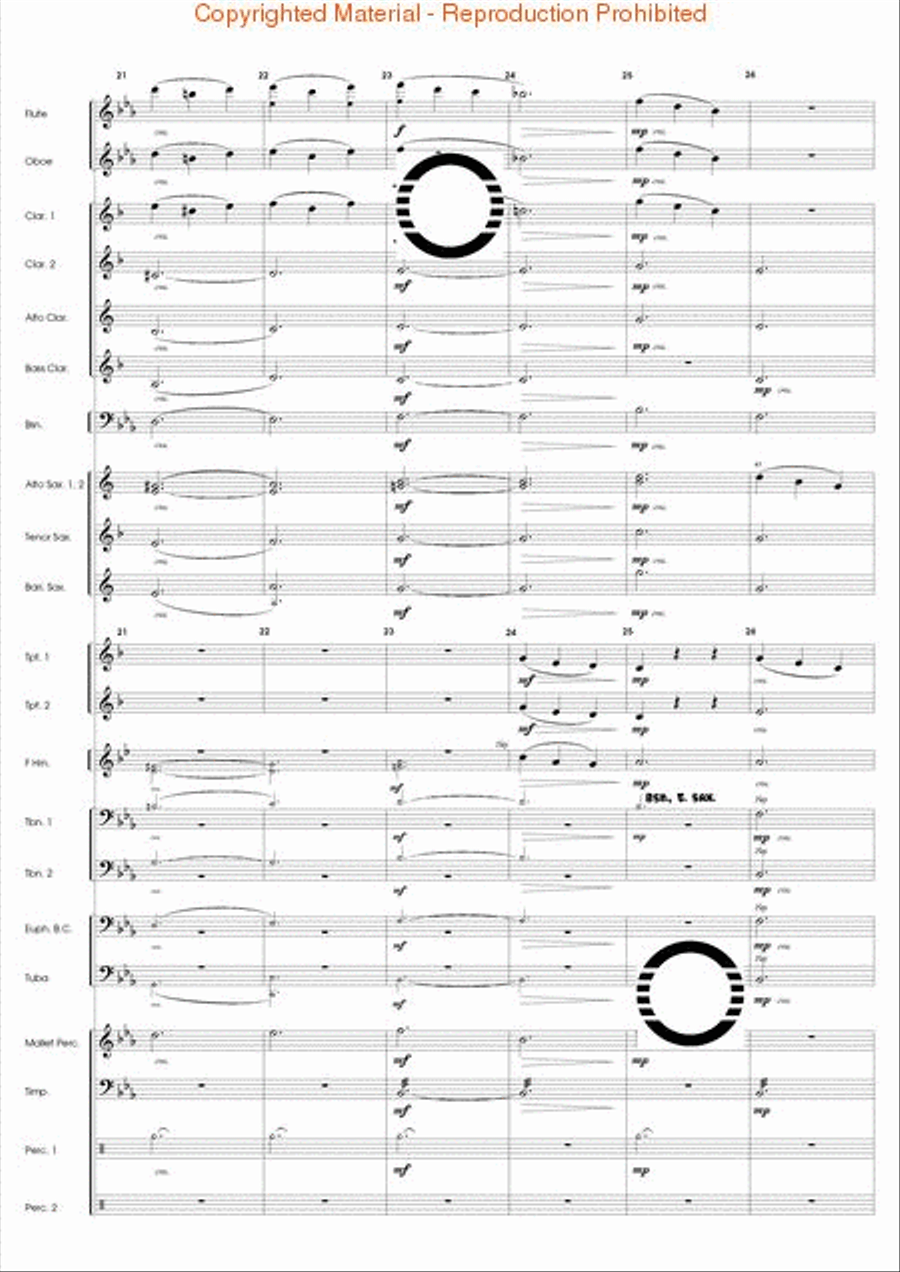 Peer Gynt Suite No. 1 Concert Band scores gallery preview page 6