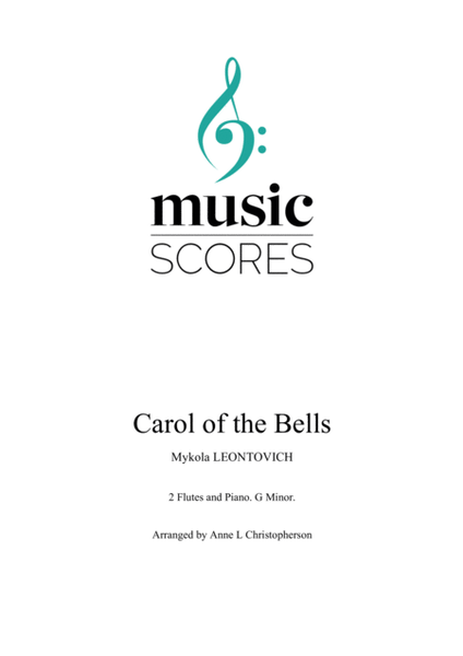 Carol of the Bells - 2 Flutes and Piano - G Minor image number null