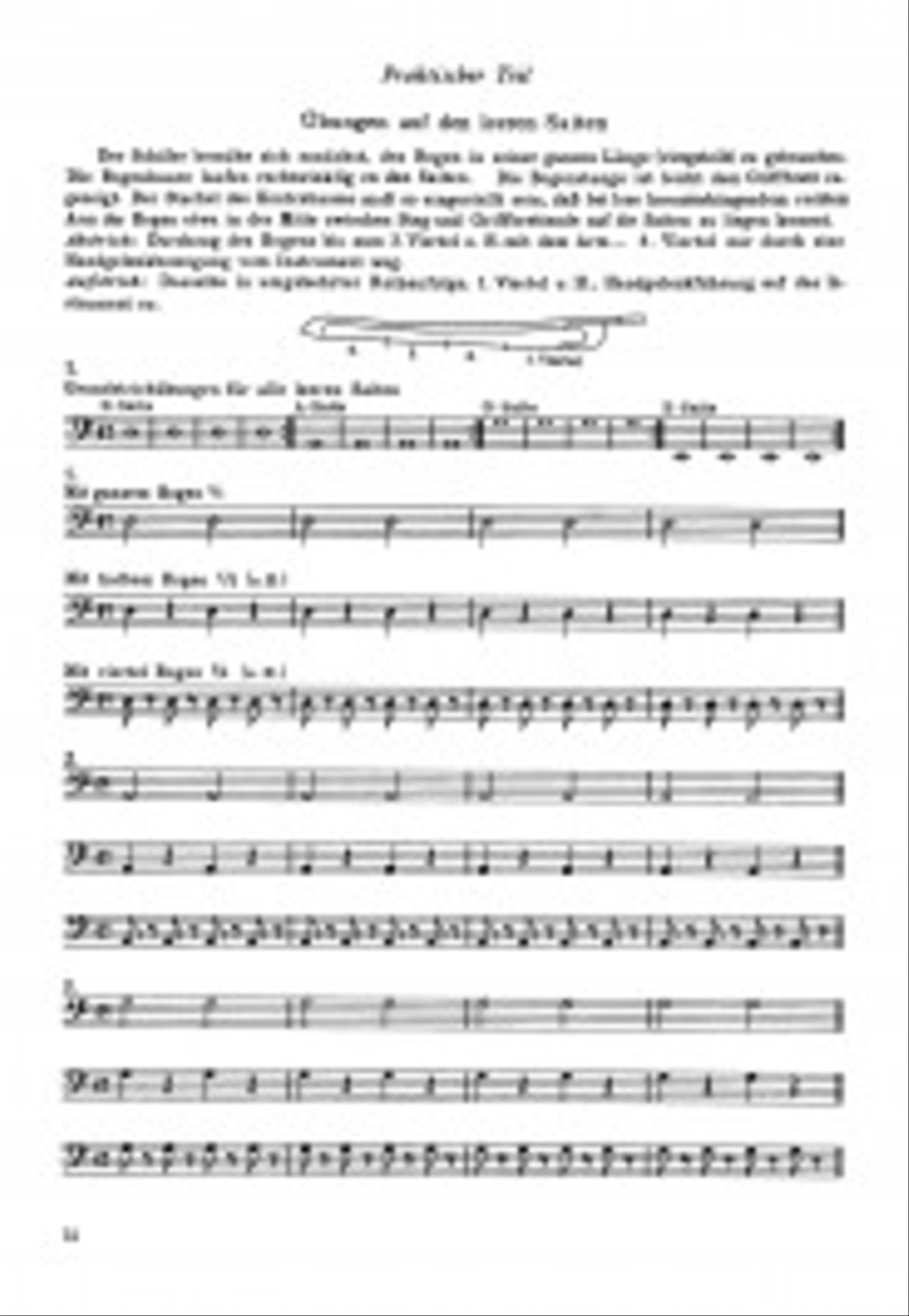Das Kontrabass-Spiel in unserer Zeit, Heft 1 Double Bass scores gallery preview page 2