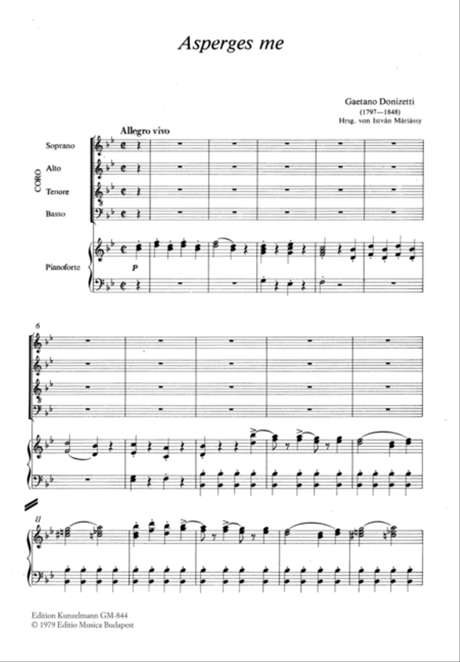 Asperges me Asperges me Mixed Choir scores gallery preview page 2