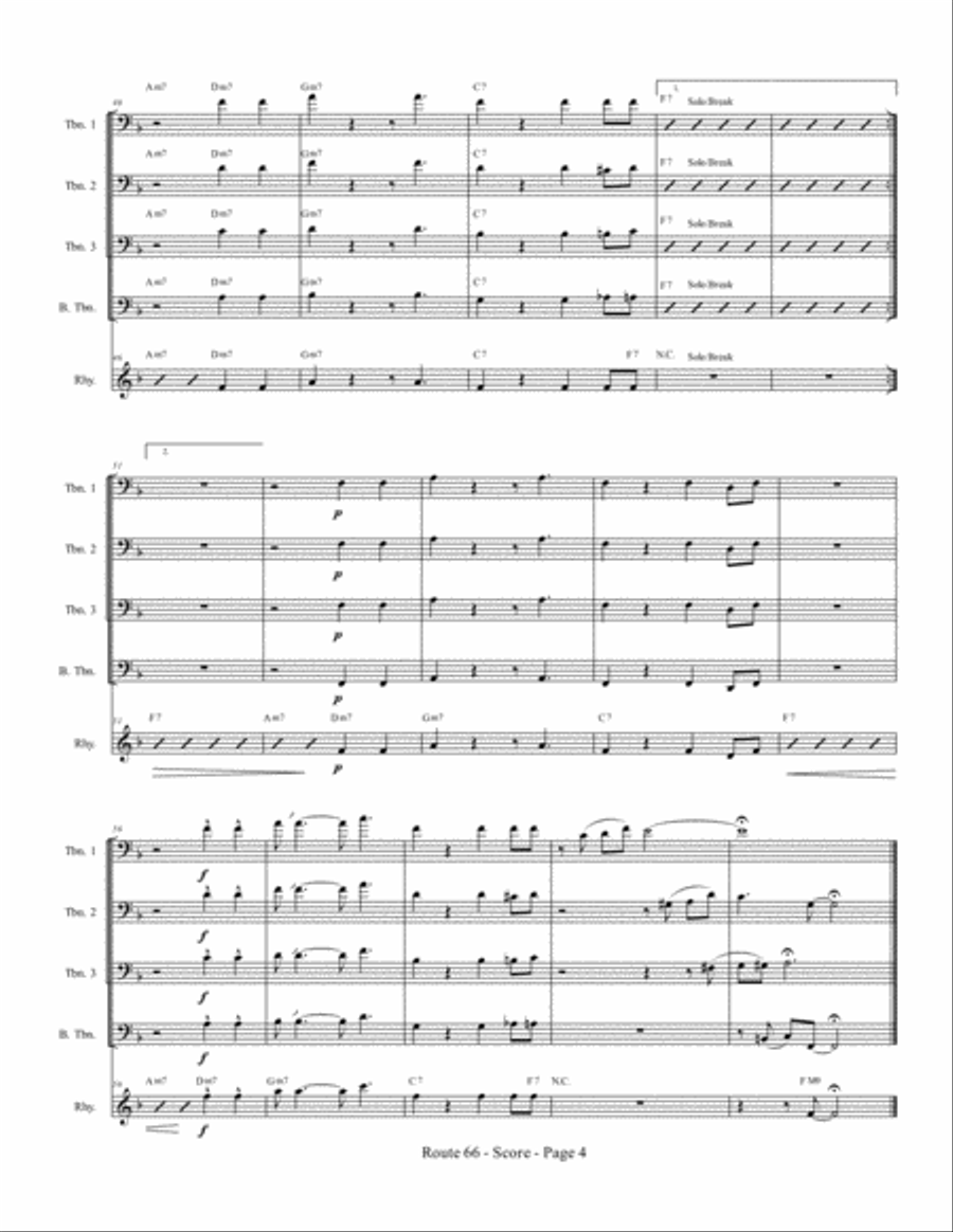 Route 66 Jazz Ensemble scores gallery preview page 6