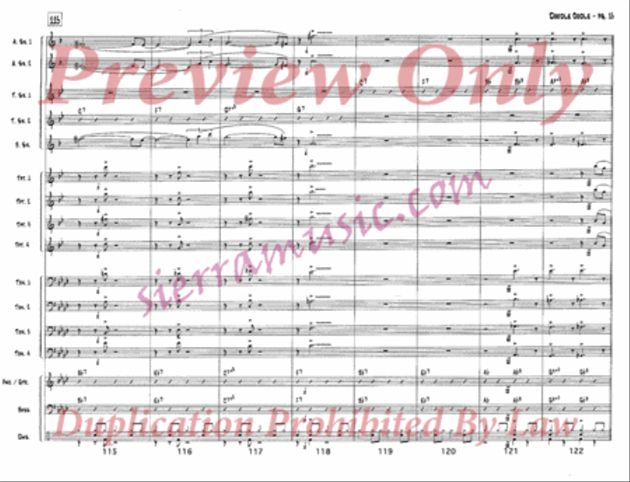 Doodle Oodle Jazz Ensemble scores gallery preview page 16