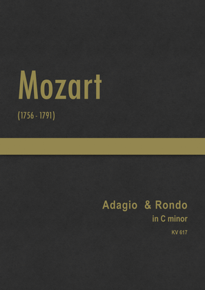 Book cover for Mozart - Adagio & Rondo fro Glass harmonica, KV 617