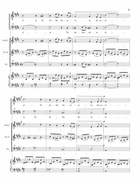 Ave Verum - By Gabriel Faure - Arr. for SA or TB with strings and organ. image number null