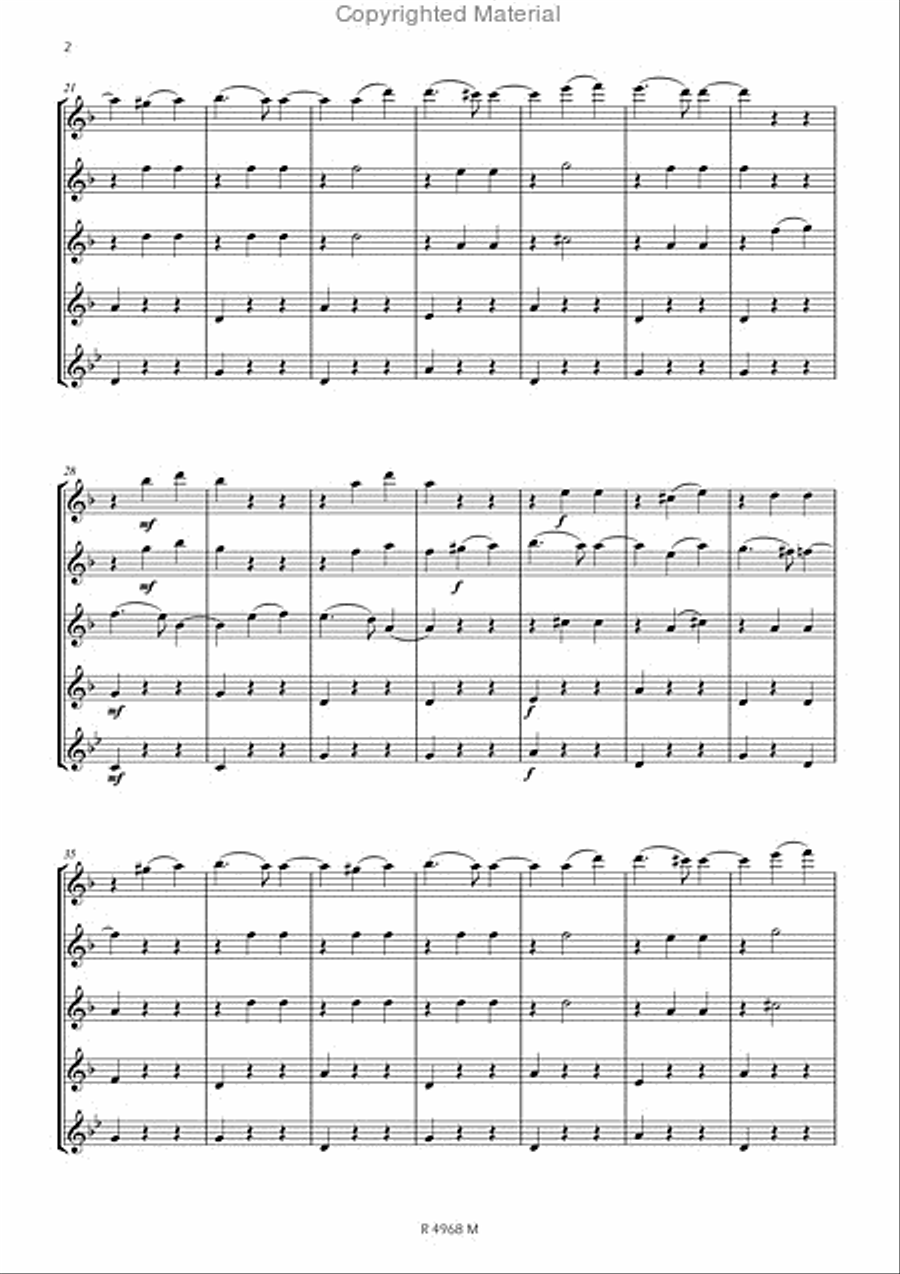Les Yeux noirs, pour flûte Flute scores gallery preview page 3