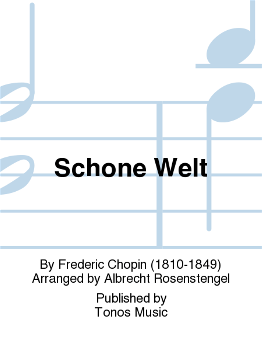 Schone Welt SSA scores gallery preview page 1