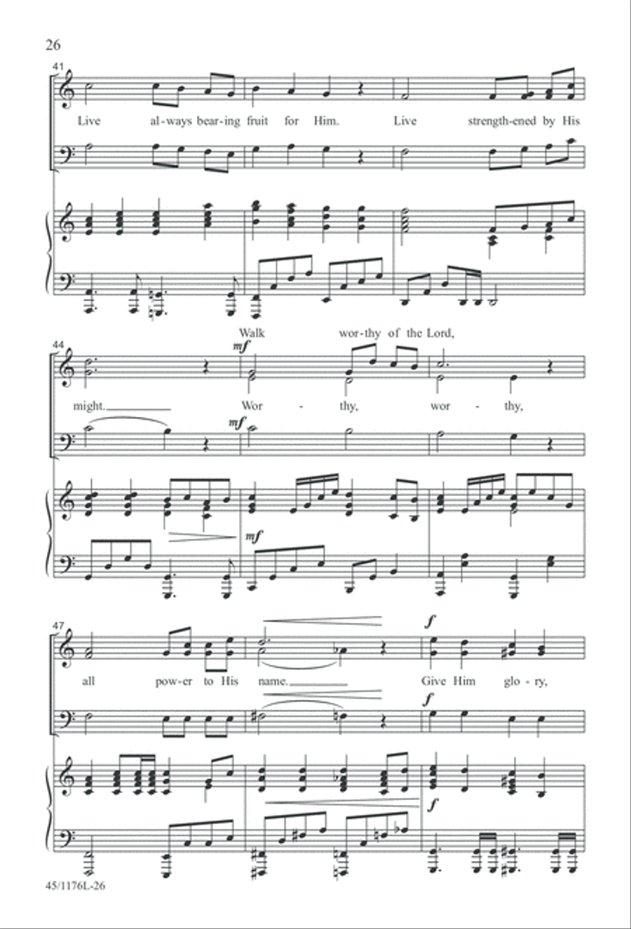 10 More Anthems for about 10 Singers 3-Part scores gallery preview page 26