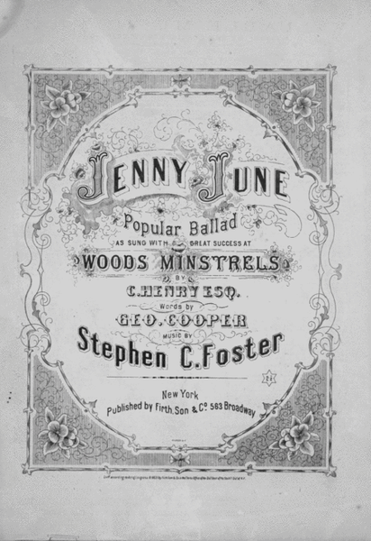 Jenny June. Popular Ballad