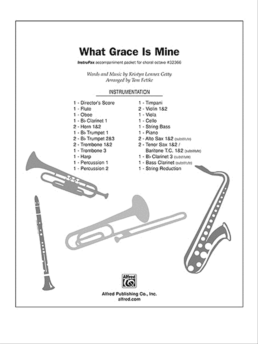 What Grace Is Mine Choir scores gallery preview page 1