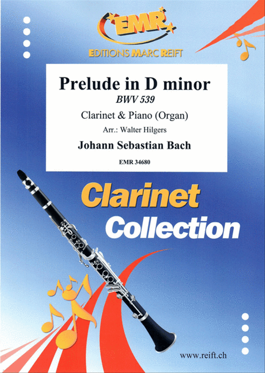 Book cover for Prelude in D minor